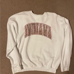Indiana White Sweatshirt